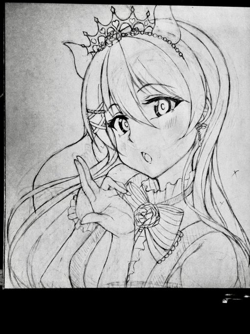 またコミケで先着申請配布用の色紙描いてる 