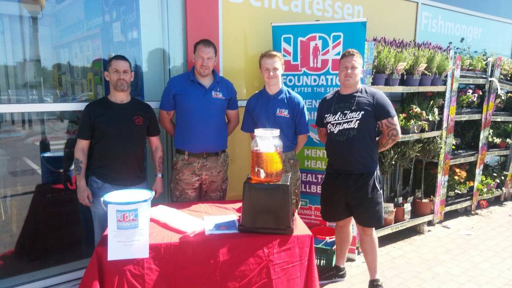 Armed Forces day 2018 at Tesco Congleton