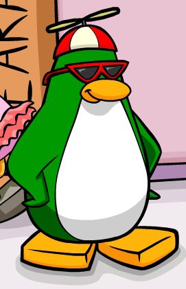 ThatPenguinGame's tweet photo. Retweet this if you remember Rookie’s original look on Club Penguin. https://t.co/69RZhljNQb