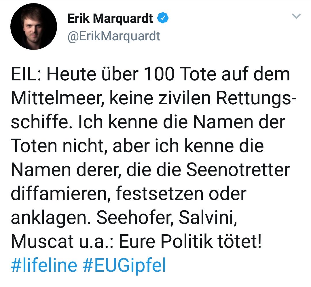 DirkHafermann's tweet photo. "Ich kenne die Namen der Toten nicht. Vermutlich gibt es sie auch gar nicht. Aber ich instrumentalisiere gerne Tote für meine bösartigen politischen Überzeugungen. Dass ich der mieseste aller Heuchler bin, interessiert mich nicht. Bis bald, Euer Erik." https://t.co/YdiqE7ZJq2