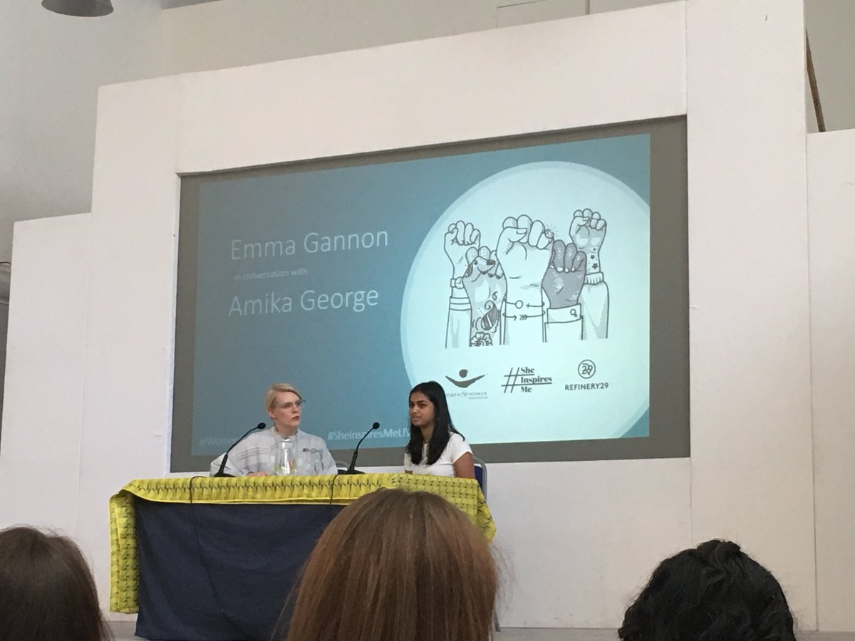 “Days like today are so important because you realise you are not alone.” - <a href="/AmikaGeorge/">Amika George</a> - Feminist networks are essential to allow us to collaborate, help each other &amp; achieve our goals <a href="/womenforwomenUK/">Women for Women International UK</a>