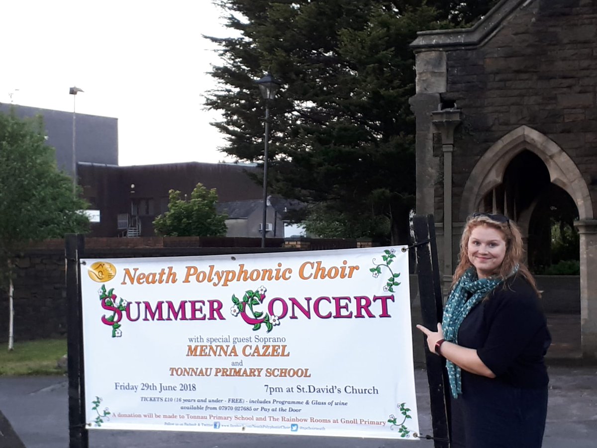 Thank you <a href="/NPChoirNeath/">NeathPolyphonicChoir</a> for having me last night! I had a wonderful time. I love a good chat with the audience 😍