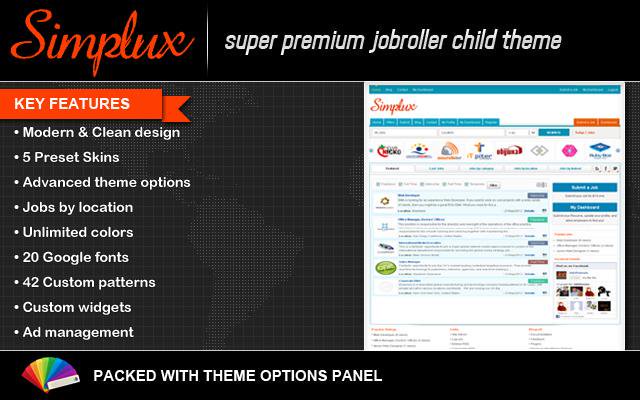 MaVaCoAll's tweet photo. Simplux - JobRoller Child Theme https://t.co/8VfiJzPbeD #AppThemes #Themes #WordPress https://t.co/wLijn8ecKU