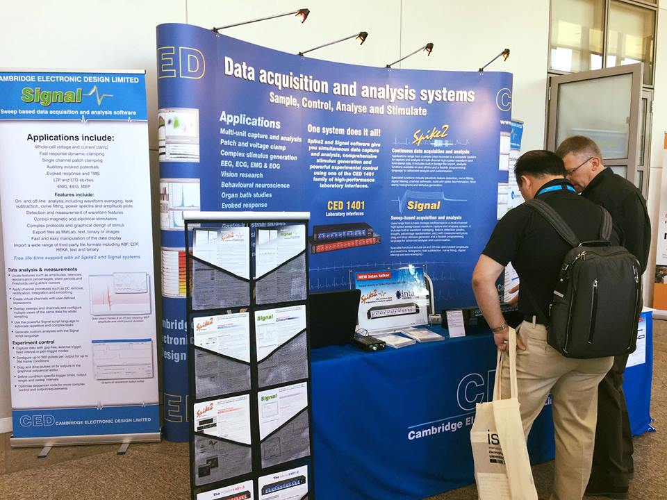 Spike2_Signal's tweet photo. First day at #ISEK2018 ! Come visit us at booth #14 and learn more about #Spike2  #Signal &amp; #dataacquisitionandanalysis https://t.co/LKEfdmBFO3