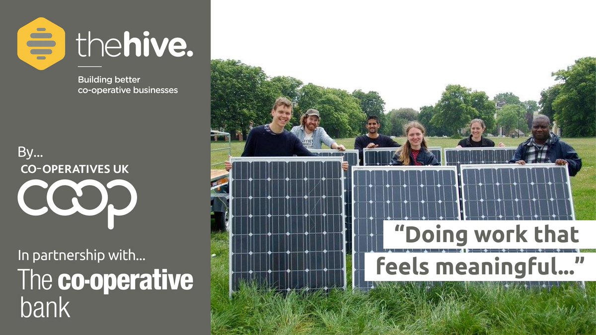 ☀️☀️☀️ Meet South East London #CommunityEnergy co-op “Doing work that feels meaningful” – supported by The Hive, our programme in partnership with @CoopBankUK
bit.ly/2tEukGg #coopdifference #communityenergyfortnight #coops