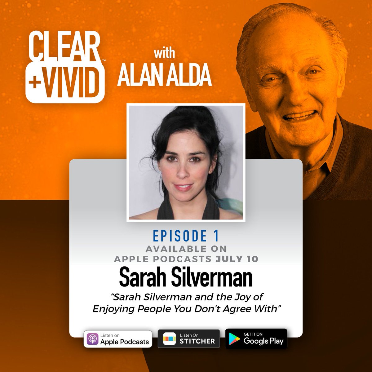 AldaCenter's tweet photo. Why is it so hard to talk with people you don't agree with?? 😡😤🤥🤨
@alanalda & @SarahKSilverman: The Joy of Enjoying People You Don't Agree With!!
@ApplePodcasts July 10th!! https://t.co/hXY89IKbh1
#empathy #humor #scicomm #wehavetotalk #communication #politics #podcast https://t.co/vFUSGVayvF