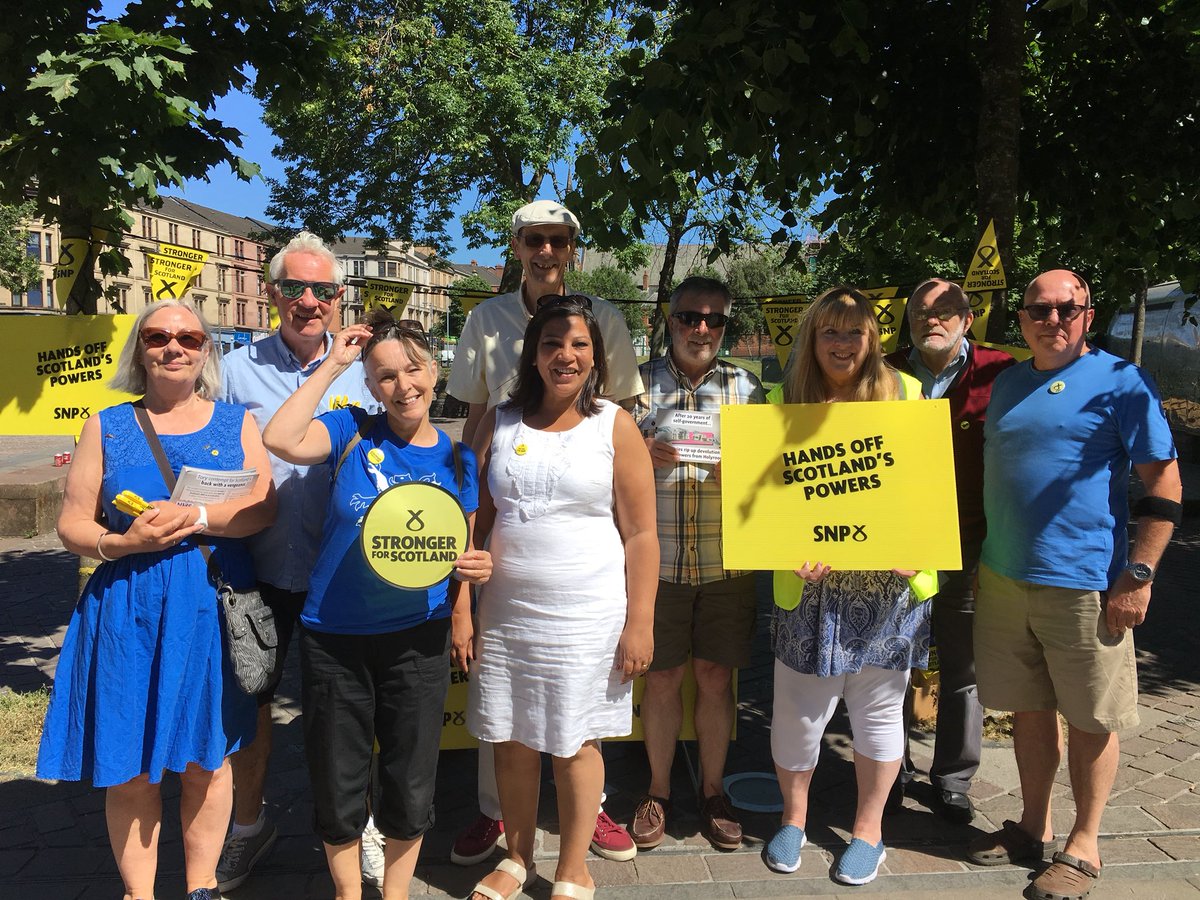 Kenny4PartickKd's tweet photo. Great day of campaigning for @SNPKelvin in Partick and across Glasgow. What else would you do in this weather #nopowergrab #activesnp #ForGlasgow 🌞😎🌞☀️🍘 https://t.co/R2MQgDbuNs https://t.co/F88zpIym8R