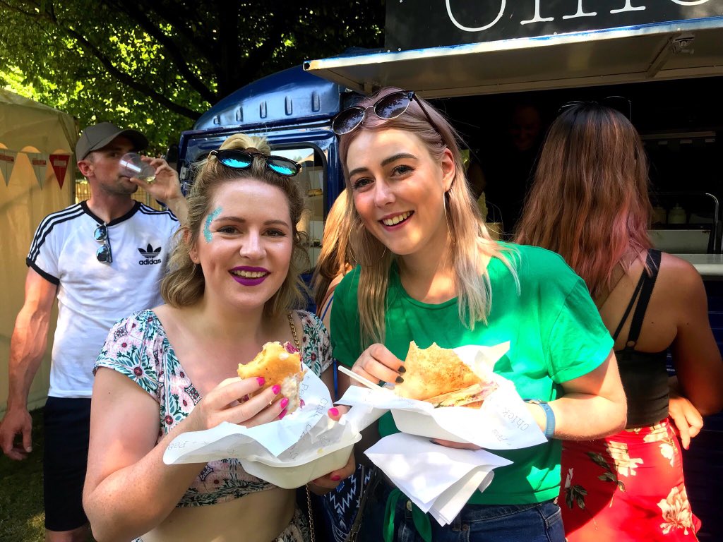 Looking to score some gorgeous Vegan/Veggie friendly scran this #TRNSMTfest ? 🤔🍔🌿

Head down to <a href="/chickandpeafood/">Chick+Pea</a> to try these incredible halloumi fries. 🍟

Our delicious #foodie pick of the day!