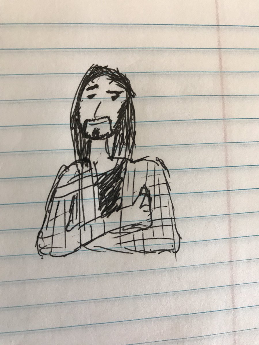 l_nicholas3's tweet image. @Stay_Chunky i accidentally drew jesus