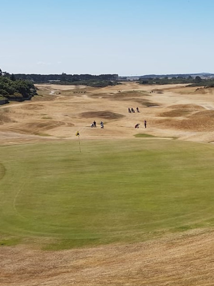 18th hole at the end of April, end of May and end of June