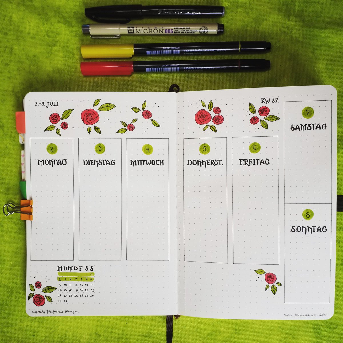 KDiamondDove's tweet photo. The red rose /tattoo of Ciri and her love Mistle/ theme of week 27.
#weeklyspread inspired by jade_journals. Lettering: Morpheus font.
#witcherstyle #teamciri #themeCiri #Sapkowski #TheWitcher3
#bulletjournal #bulletjournalgermany #lemome #lyrabrushpen #pigmamicron #penteltouch https://t.co/j4RNaTA6yS
