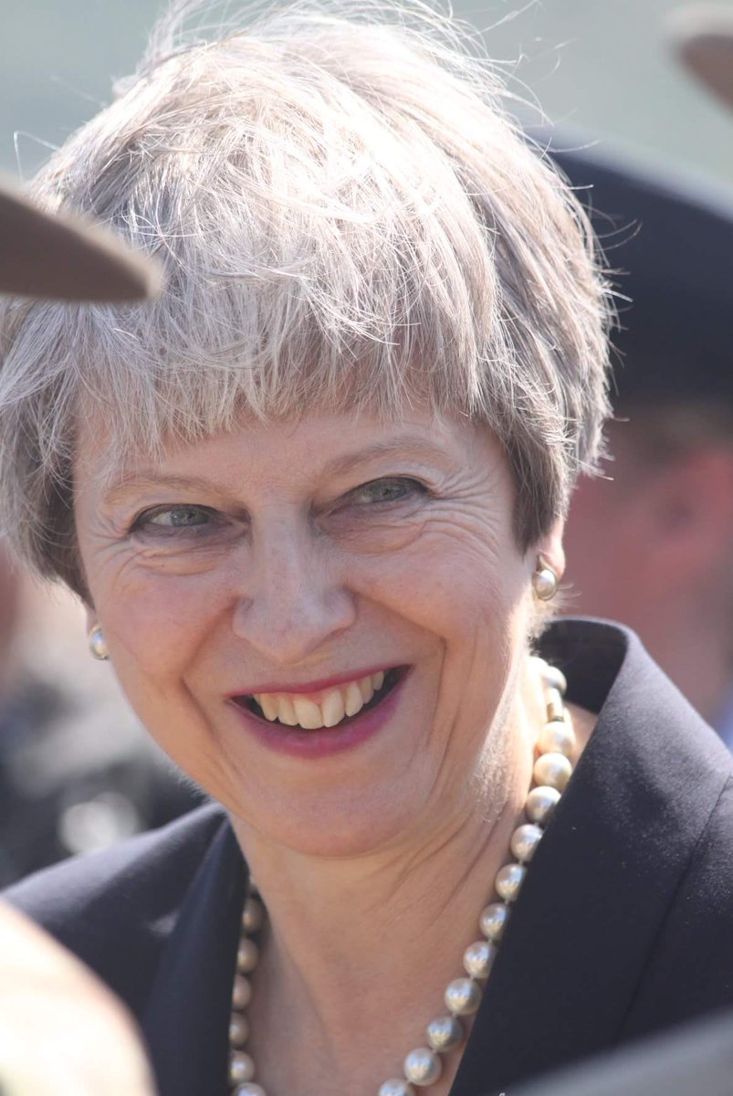 Blue43's tweet image. Theresa May at #ArmedForcesDay2018 #Llandudno #NorthWales