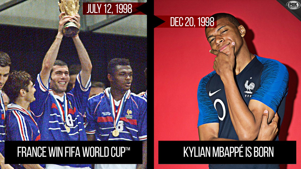 FOXSoccer's tweet photo. 1998 was a good year for France 🇫🇷 https://t.co/A9AR9obbGj