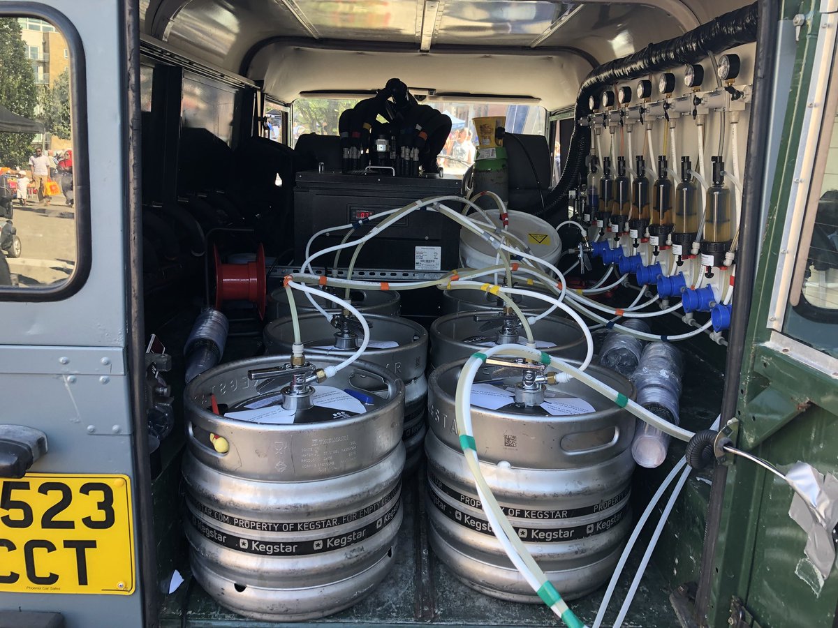 BWYK9's tweet photo. Now this, is our kind of #LandRover !!
#Hopstuff in attendance at the #GreenwichGetTogether in #Woolwich today. https://t.co/UuxCNpt8Eh
