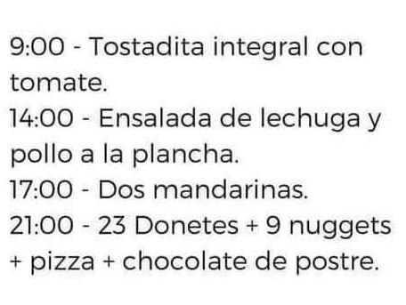 MejoresTwits's tweet photo. Mi dieta https://t.co/TN50KGtpFC