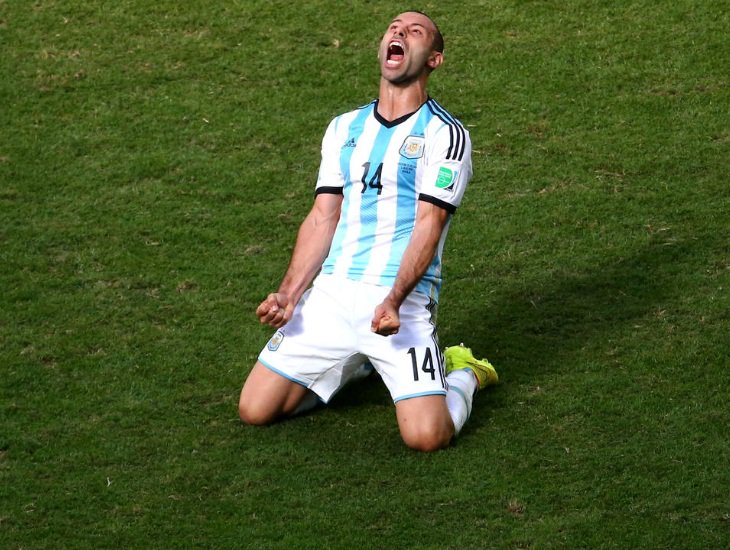 la100fm's tweet photo. Mascherano: "Lo importante ahora es no reprocharse nada. Ojalá algún día estos chicos puedan lograr algo. Ya soy un hincha más de la Selección".  
Dejó todo en su último partido y cuando le preguntaron si Messi debía seguir en la celeste y blanca dijo: "hay que insistir". https://t.co/3TB2Ua75qe