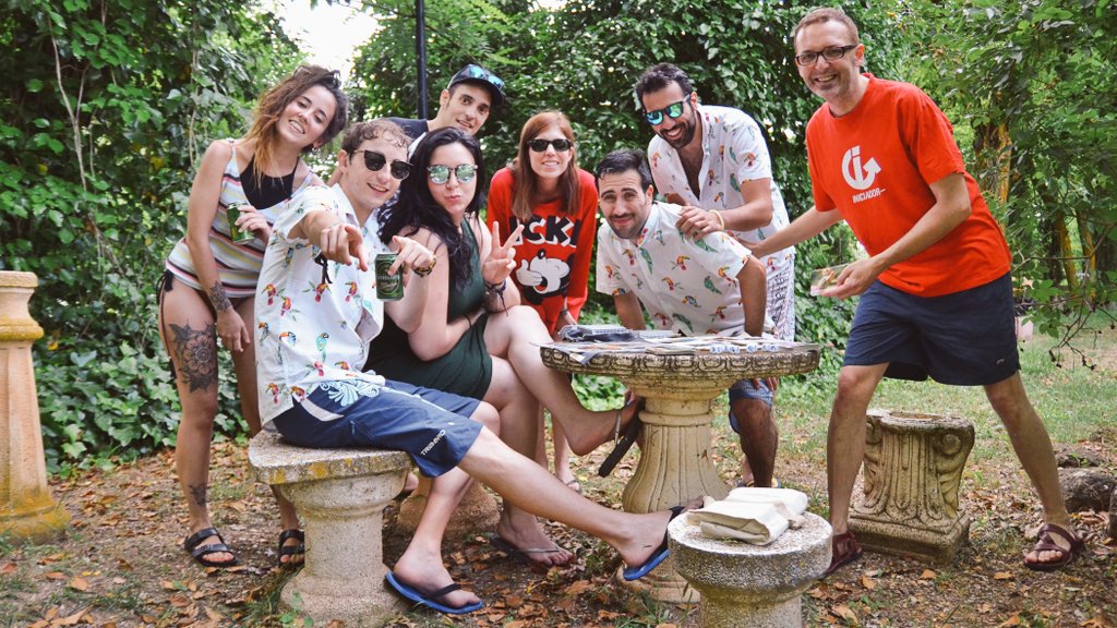 IniciadorAB's tweet photo. Dentro de #TrisquelFestival, facilitando el primer taller: "¿Y tú a qué suenas?" con Javier @editableman. Nuestro VIII Aniversario #SoyIniciador tiene lugar en el #CampingPantapino de Cuenca, dentro de la programación. ¿Te apuntas al segundo taller mañana? https://t.co/whyfg9RpyR