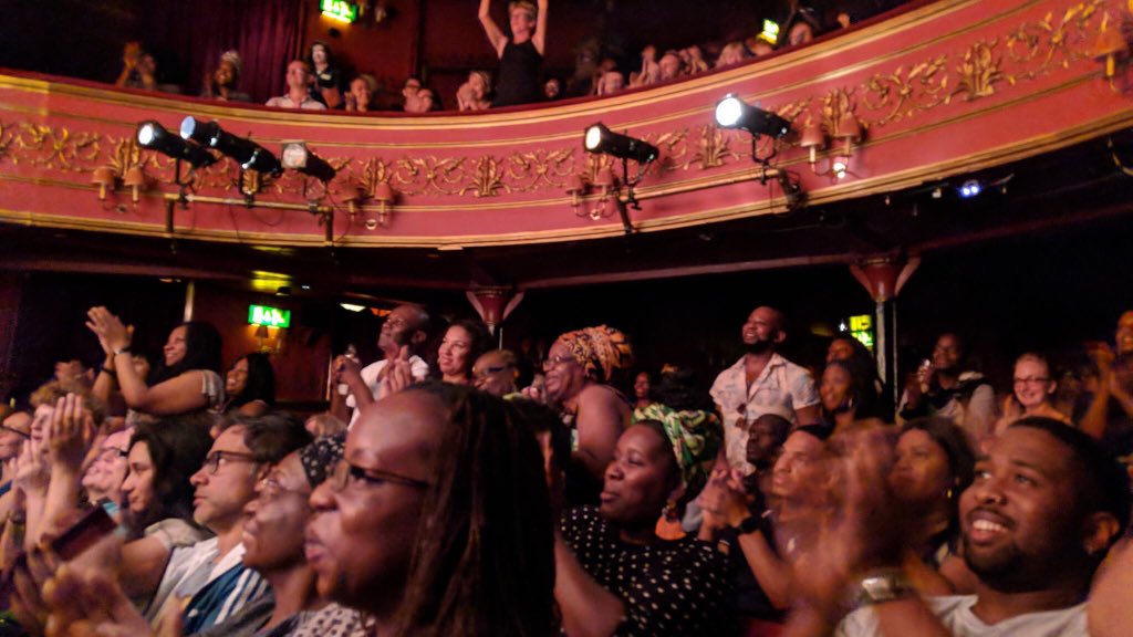 Nicked this picture from @InstigateOnline (thanks!) - but just look at this audience. What a wonderful sight!! Come on Theatre... we can make this a more commonplace scenario. #vavavoom