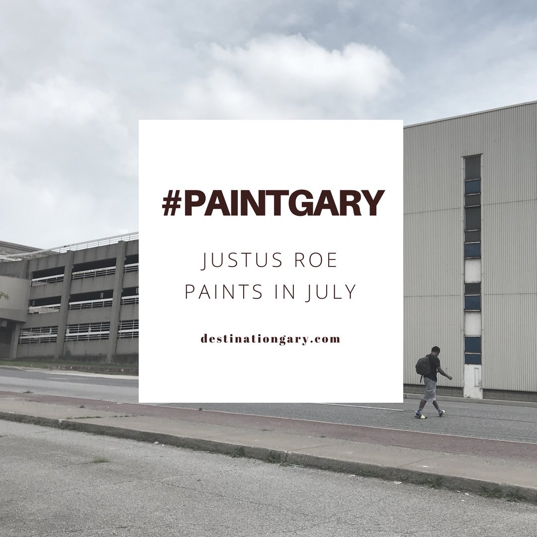paintgary's tweet photo. #publiart219 #paintgary #blightart #artactivism #artintervention https://t.co/ooL8kOwwEf