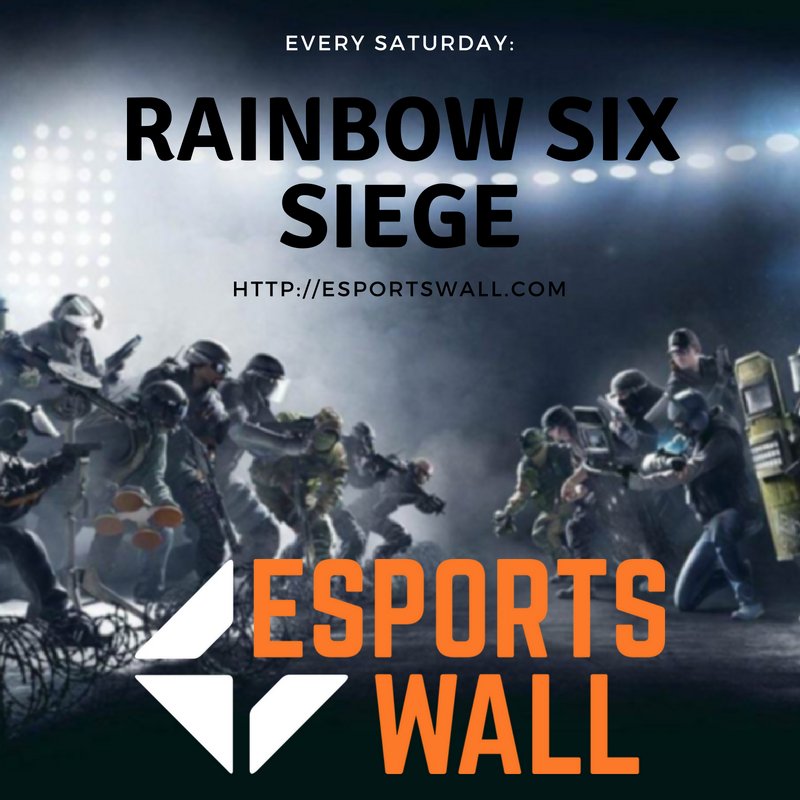 esportswall's tweet photo. HeyGuys! #Esportswall is BACK with #RainbowSixSiege tournaments every #Saturday, at 21:00 CEST! Starting tonight... Check it out 🤤 https://t.co/3EIHic16gy #Esports #Tournament https://t.co/eegvoZ2DOc
