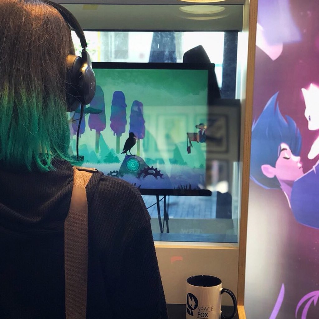 LonaGame's tweet photo. We had a great time at #Indigo18, lots of constructive feedback from developers, designers and artists! Thanks for all the love and support and thanks to @dutchgamegarden for this awesome event! #indiedev #lonagame #madewithunity https://t.co/97GY80rjdZ