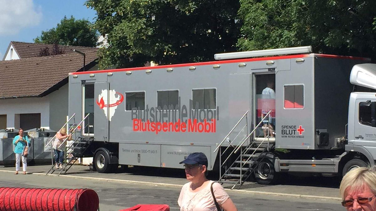 Wer war schon am #Blutspende|bus an der Jugendheimstr.? #LaWe18