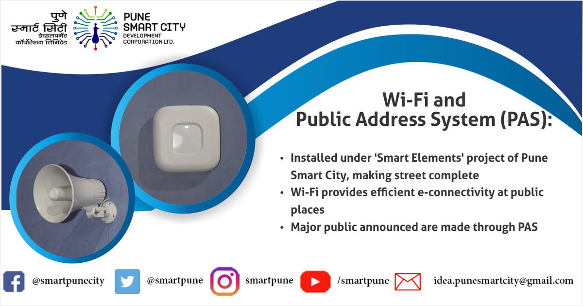 SmartPune's tweet photo. #SmartCity #SmartPune #Pune #SmartCityPune #SmartCityProjects #Services #WiFi #FreePuneWifi #SmartElements #StreetRedesign #SaturdayMotivation https://t.co/VPp1AR6fJI