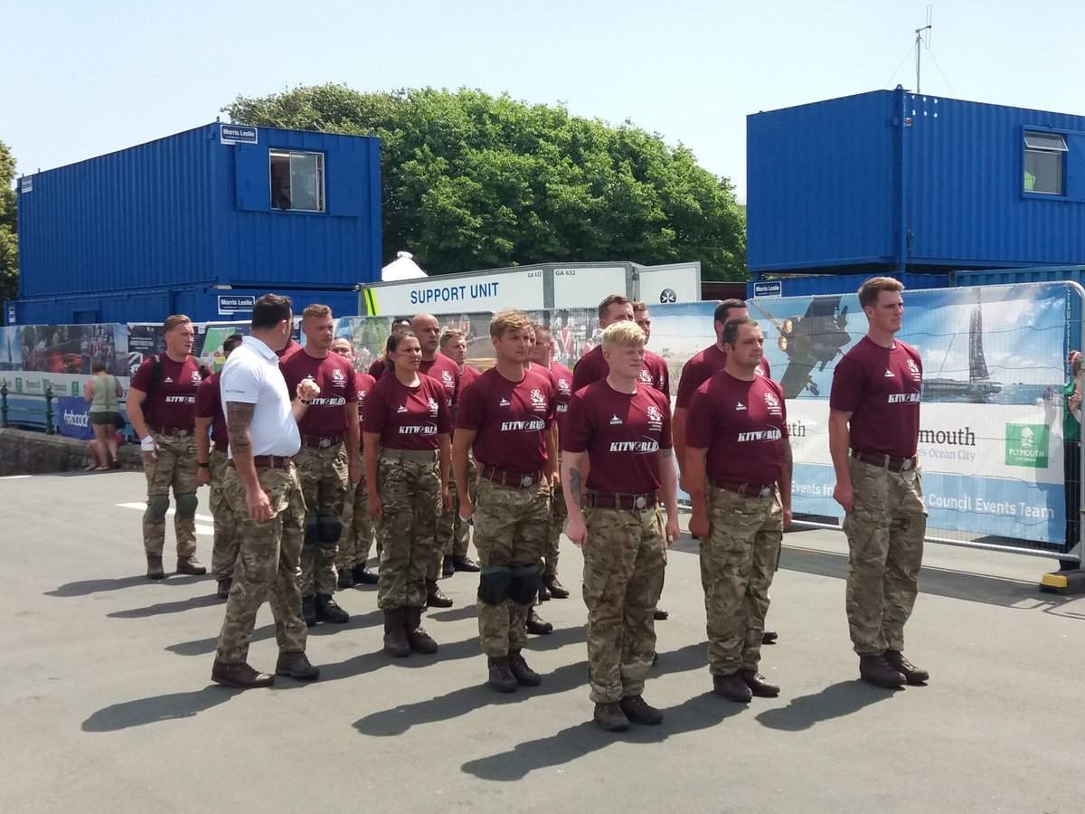 26EngineerRegt's tweet photo. Sapper Field Gun Team ready to go on Armed Forces day in Plymouth. Good luck to Sprs Newman
 &amp; Jenkins of 26ER #Sapperstrong @Proud_Sappers https://t.co/Kkgo8UT4ok
