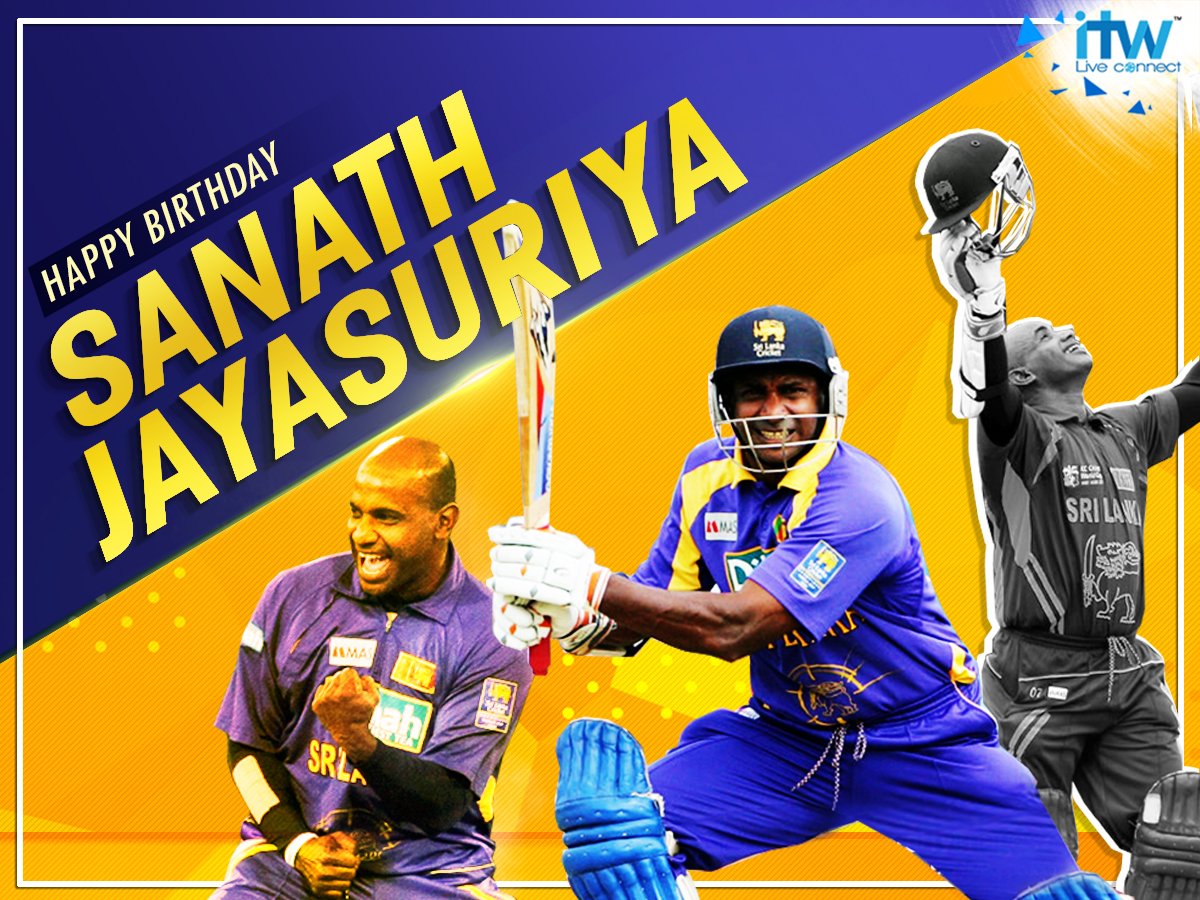 Wishing legendary opening batsman Sanath Jayasuriya a very Happy Birthday. 