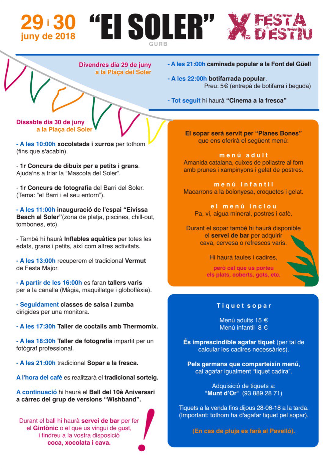 Get Tema de festa a la platja Desktop Wallpaper