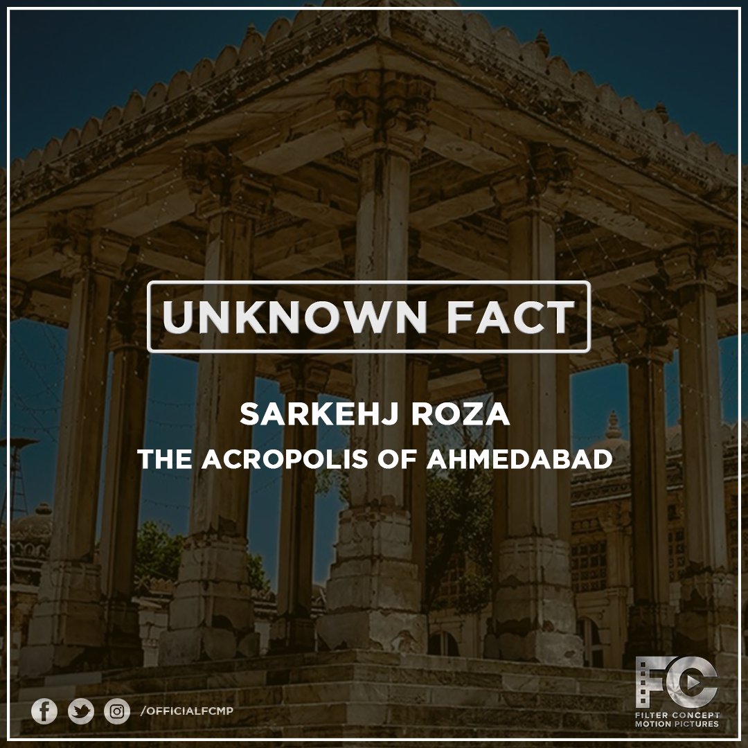 officialfcmp's tweet photo. The sacred site Sarkhej Roza is one of the striking monument that includes a mosque, mausoleums, palace, tank and pavilions. When eminent Swiss-French architect Le Corbusier visited Sarkhej Roza, he compared it to the Acropolis of Athens. #FCMP #GoodMorningAhmedabad #DidYouKnow https://t.co/rF2etFSOo8