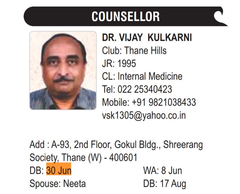 PerfectRotary's tweet image. GM Perfects,30/6,Sat bday wishes to Spouse Bharti Chandrahas Shetty ATD 4m Thane Downtown,Spouse Chitra Jayant Banerjee,CD 4m NM Palmbeach,Nayna Gala spouse of AvCCD Bhavik Mehta 4m Thane Hills, CD Dr.Vijay Kulkarni 4m Thane Hills 2day.
DGE Dr.Ashes,Nandita,Team Perfect &amp;amp; DSD $₹