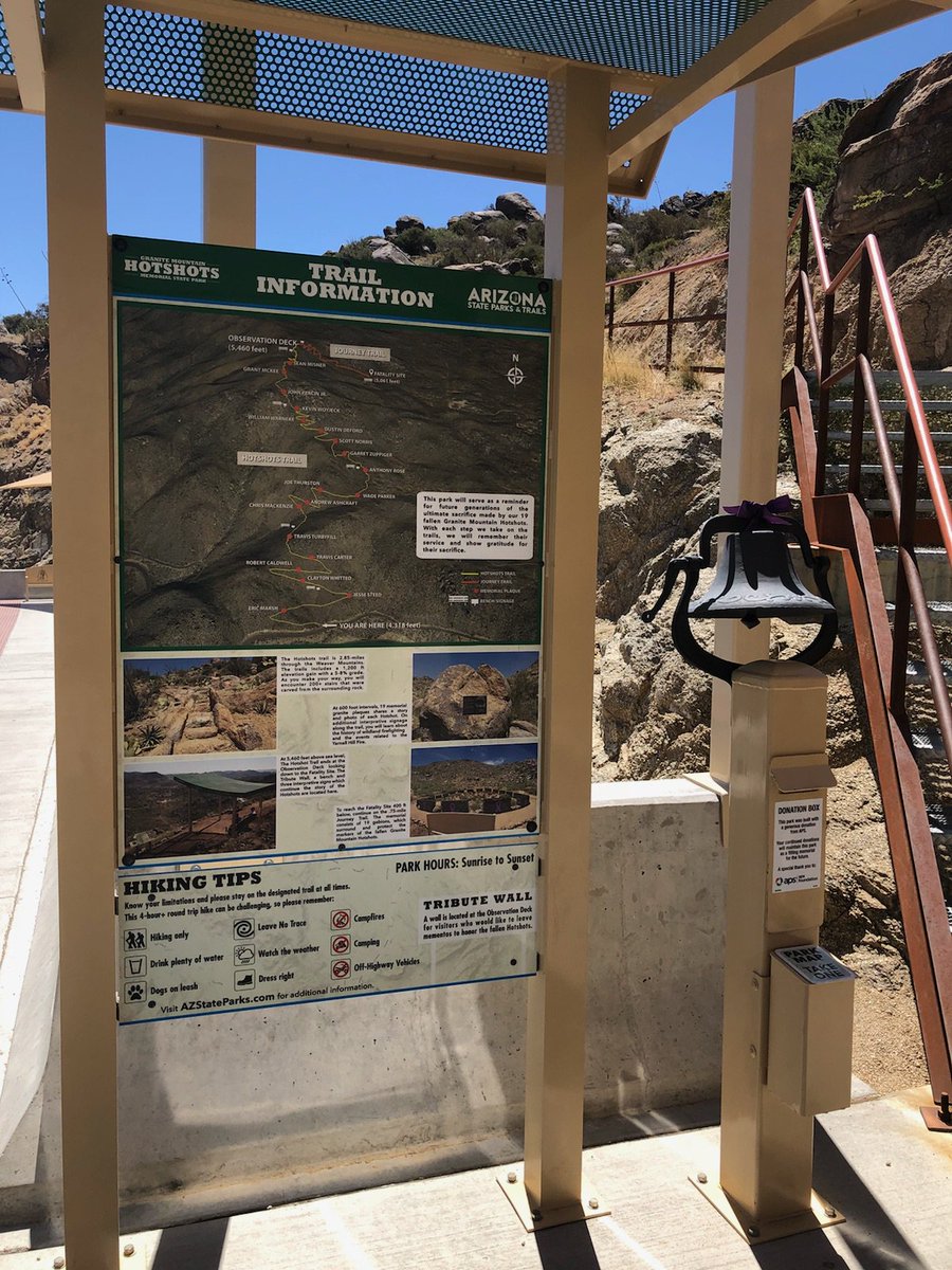 NFFF_News's tweet image. We honor and remember the 19 Granite Mountain Hotshots who died 5 years ago today battling the Yarnell Hill Fire. #Firehero