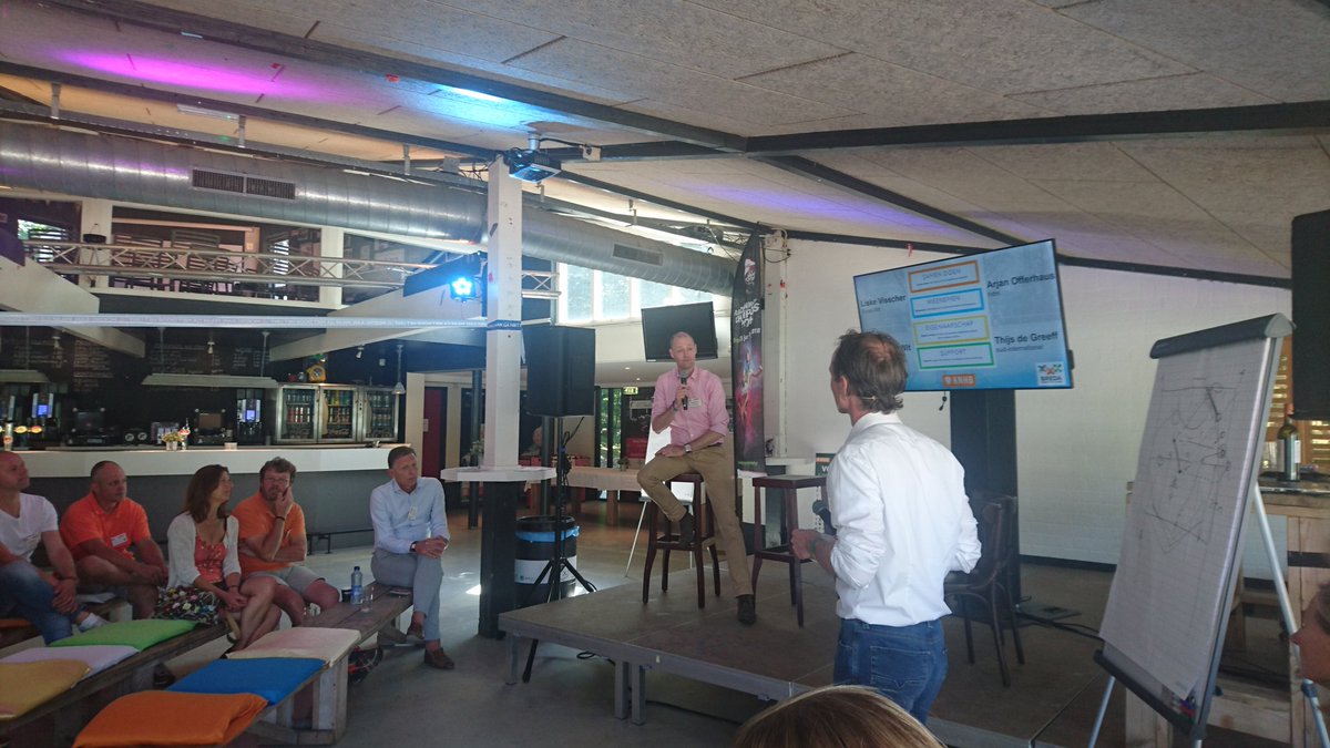 Tijdens Champions Trophy Breda een heel interessant symposium over Sportiviteit &amp; Respect door de 5 hockeyverenigingen van Breda. Over bewustzijn, gedragsverandering, elkaar aanspreken en samen doen. Inspirerend! #championstrophy #KNHB <a href="/BredaActief/">Breda Actief</a>