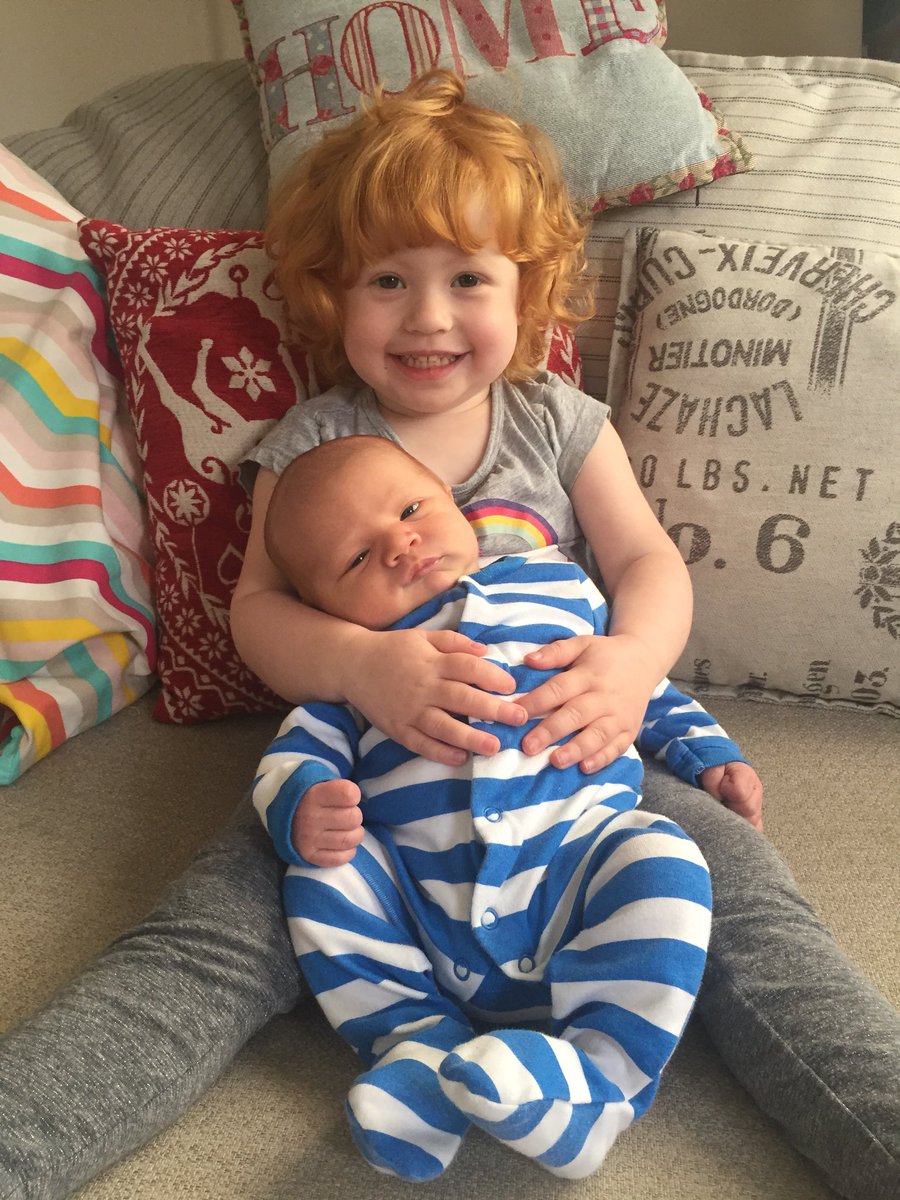 Sorry we’ve been quiet! We’ve been a little preoccupied #newbaby #FreddieandAmelia