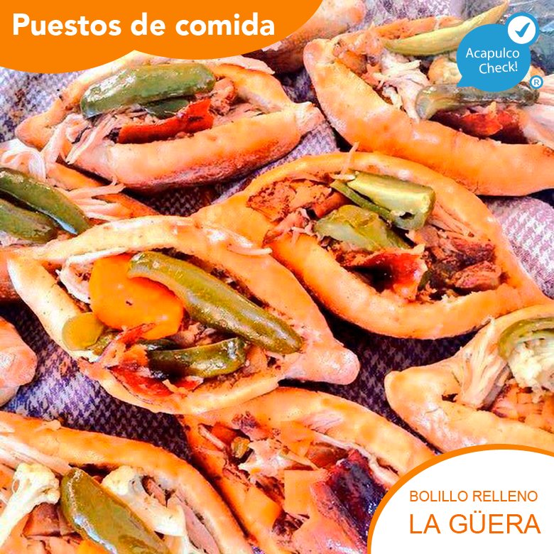 acapulco_check's tweet photo. Córreleeeeee !!! Que se acaban los bolillos con relleno de la Güera 😋. 
Relleno de puerco🐷, pollo🐔 y mixto 🐷🐔.
🌟 30 años nos respaldan.
🕢 Todos los sábados y domingo desde las 7 a.m.
📍Esquina del mercado de La Garita.
#BolilloRellenoEnAcapulco #DesayunoDeCampeones https://t.co/yHxj5NARNO