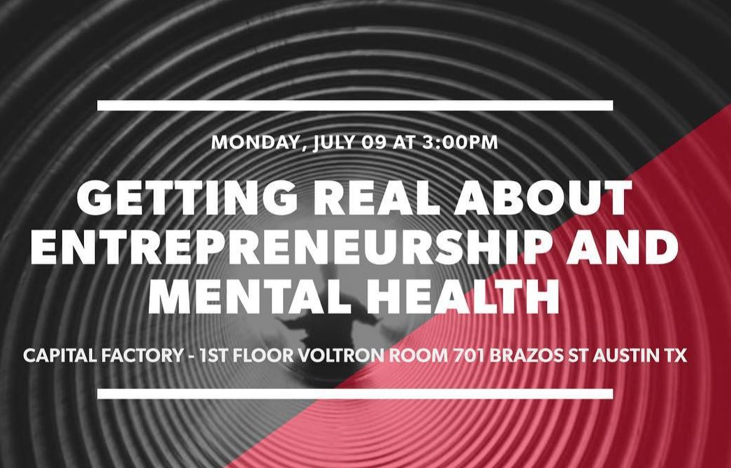 SKUatx's tweet photo. How do you stay mentally healthy while navigating life as an entrepreneur? Join us to take part in this important discussion at our next SKU EDU on July 9th at @capitalfactory 🚀 RSVP : https://t.co/YypaqRYJDK #mentalhealthawareness #mentalhealthmatters #entrepreneur #startupl https://t.co/CvqOxYb59q