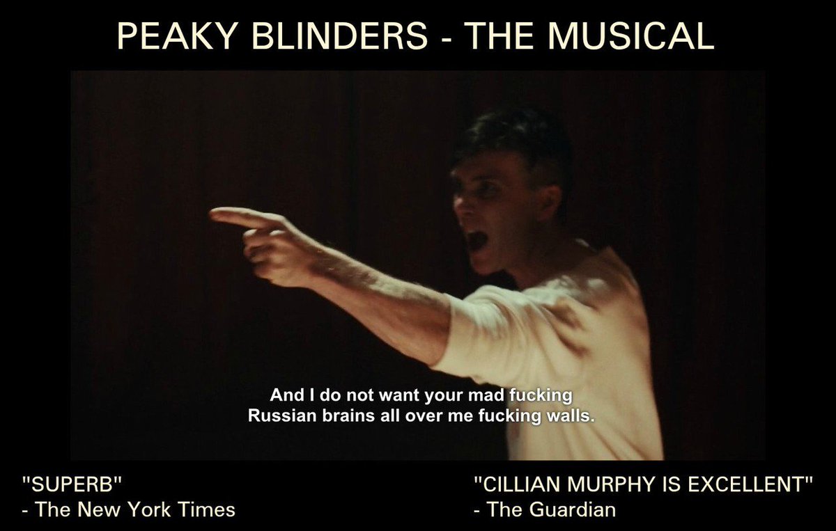 Peaky_Duchess's tweet photo. TOMMY SHELBY : why not 
#CillianMurphy  #PeakyBlinders https://t.co/WOJNeduwBX