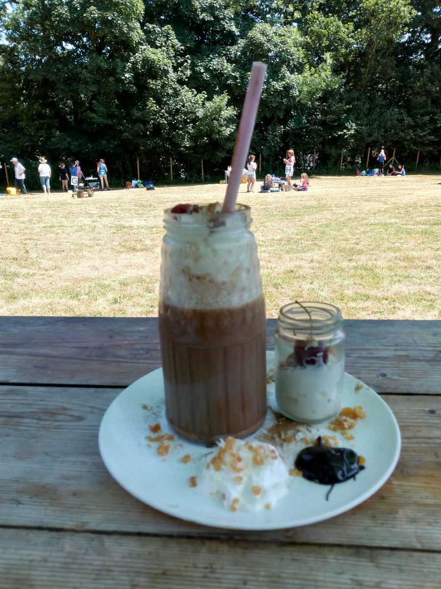 First variation on green/jasmine tea for the drink section! #chailatte #girlguiding #cornwall #cooking #outdoors