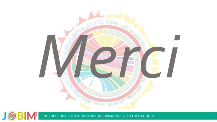 On behalf of all organising committee, we would like to thank all of keynotes speakers, all speakers, all sponsors, all program committee members and of course all participants for this amazing edition of #JOBIM2018 ! MERCI !