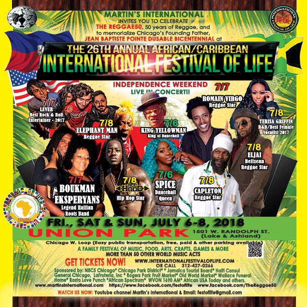 Acehood's tweet photo. Whats up Chicago! Proud to announce I'll be performing next Sunday July 8th @FestofLife. It's a celebration you don't want to miss! #TheReggae50 #HoodNation #Festoflife #TrustTheProcess
Tickets ----> https://t.co/h6kBl0iuIo https://t.co/ImTMnmy2g7
