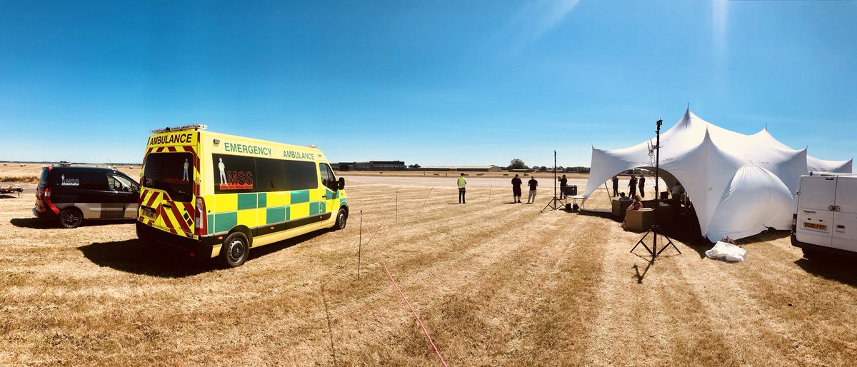 mss_safety's tweet image. It’s a great day in the sun for our team supporting VMax 200 today, good to see our new Ambulance out on a job too! #vmax200