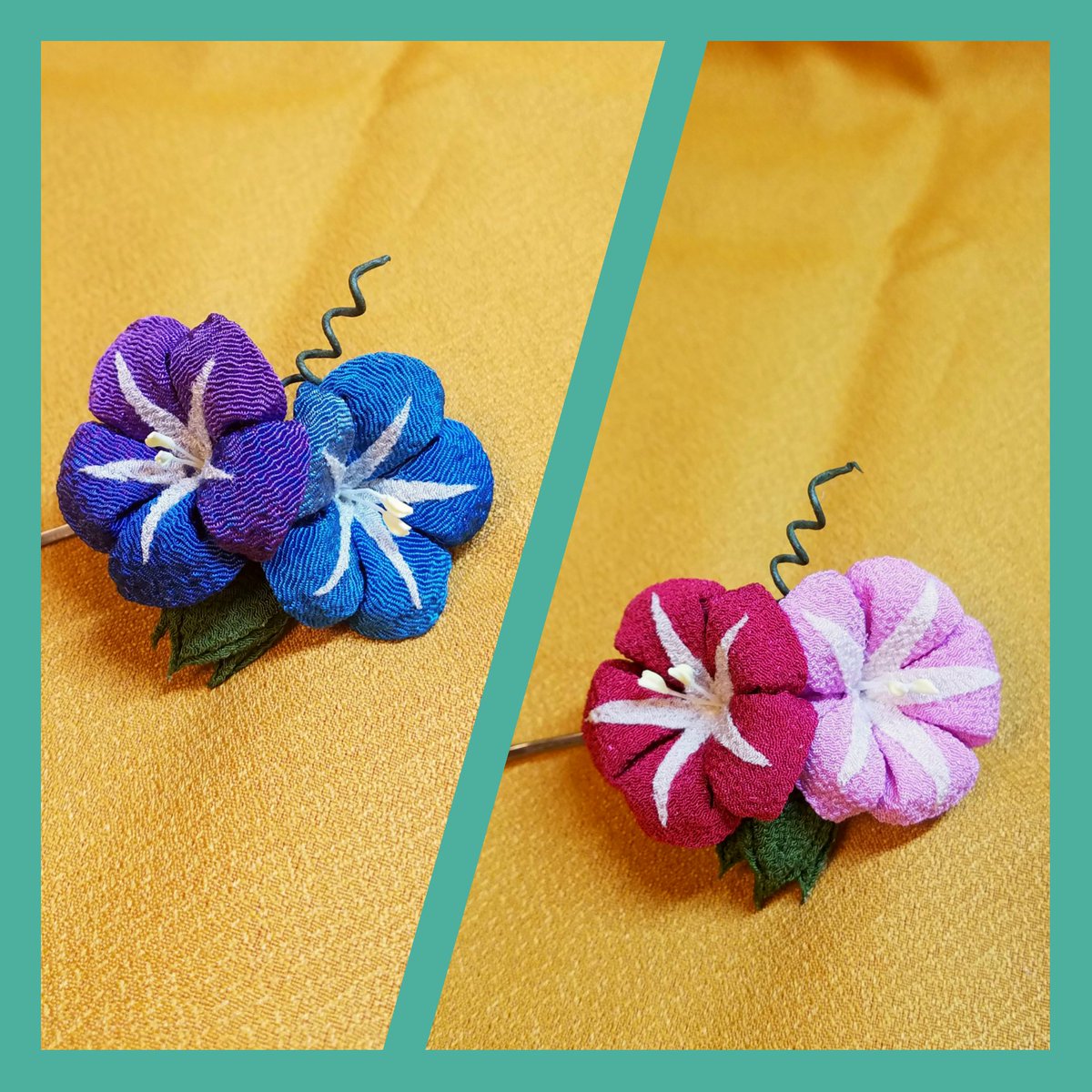 朝顔髪飾り Twitter Search