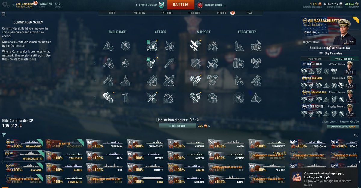 19silverfox77's tweet photo. MASSACHUSETTS Premier Guns Guns Guns all in. @WorldofWarships  #warships https://t.co/SQEqoGEXoM