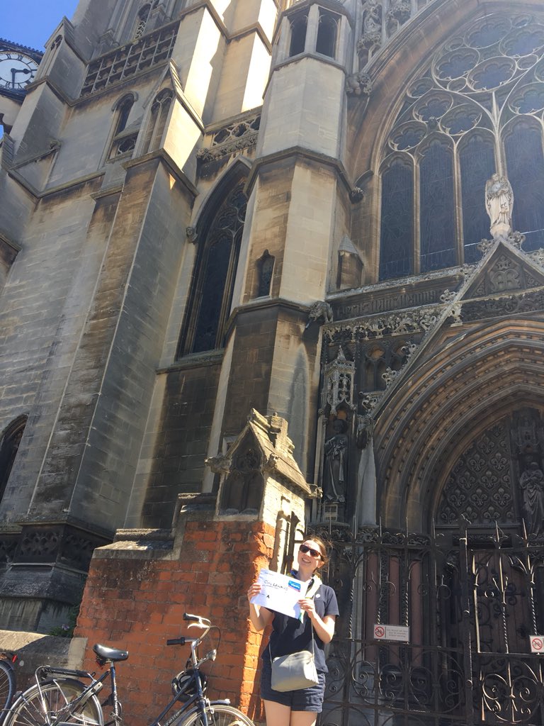 Anna_M_Webster's tweet photo. @GG_CE_Monopoly pipped to the post by @The_Guide_Life but made it to the Scott Polar Museum and found a #sledgedogselfie as well as a church and a bridge #CMTeamA https://t.co/CB8O3uLYmW