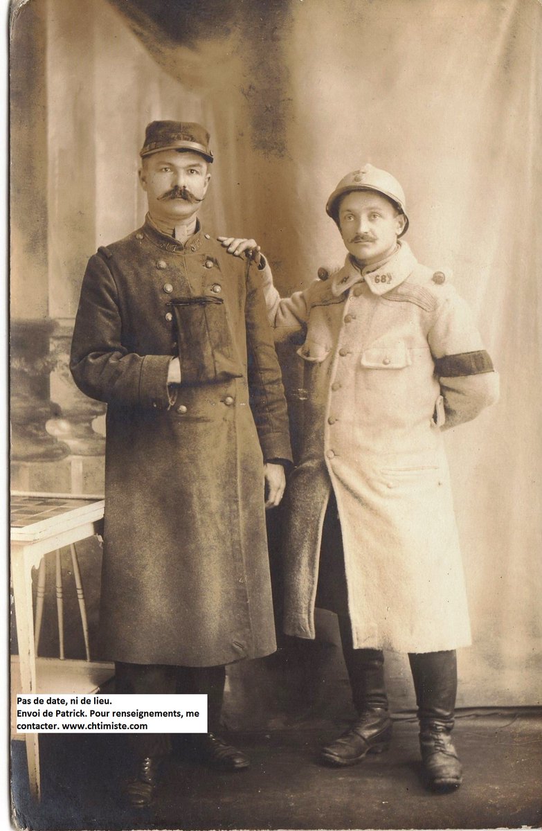 Le_Chtimiste's tweet photo. 2 soldats inconnus des 317e et 68 régiments d’infanterie -Merci à Patrick - #chtimiste #infanterie19141918 #317eRI #68eRI #inconnus19141918 https://t.co/BGyWVPErkf