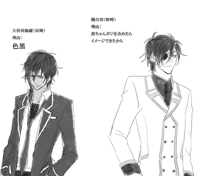 アレスの刀剣落書き(雑パロ) 