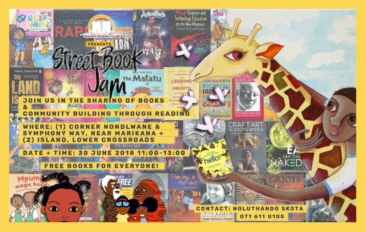 mntoyapi's tweet photo. KwaFaku-Vulindlela Reading Club in Lower crossroads, CPT hosted a Street Book Jam. Everyone who we met received a gift of book. We learnt that many homes are in need of books. Actually, parents know we learn to read by reading. https://t.co/Bd1ArxFwf1