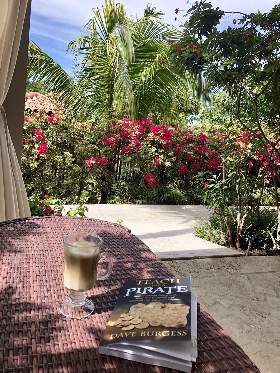 A pirate’s life for me!! Couldn’t think of a more fitting place to start this book! #teachlikeapirate <a href="/SandalsResorts/">Sandals Resorts</a>