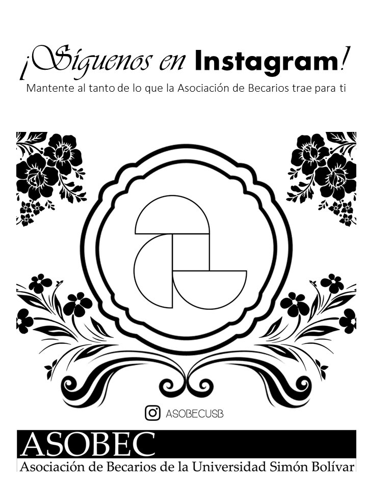 AsobecUSB's tweet image. @AsobecUSB  ahora también en Instragram. ¡Síguenos, te esperamos!